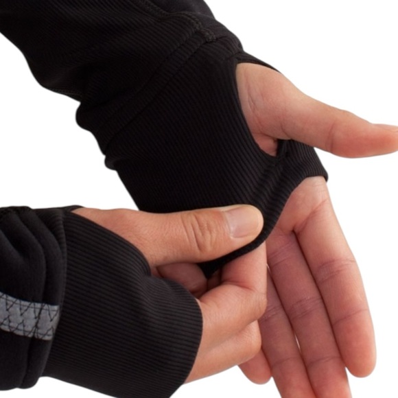 LULULEMON Special Edition Uba Hoodie Reflective Black Fitted Jacket Size 4 - Picture 3 of 12